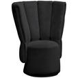COCKTAILSESSEL - Schwarz, Design, Holz/Textil (92/113/70cm) - Emilio Belluti