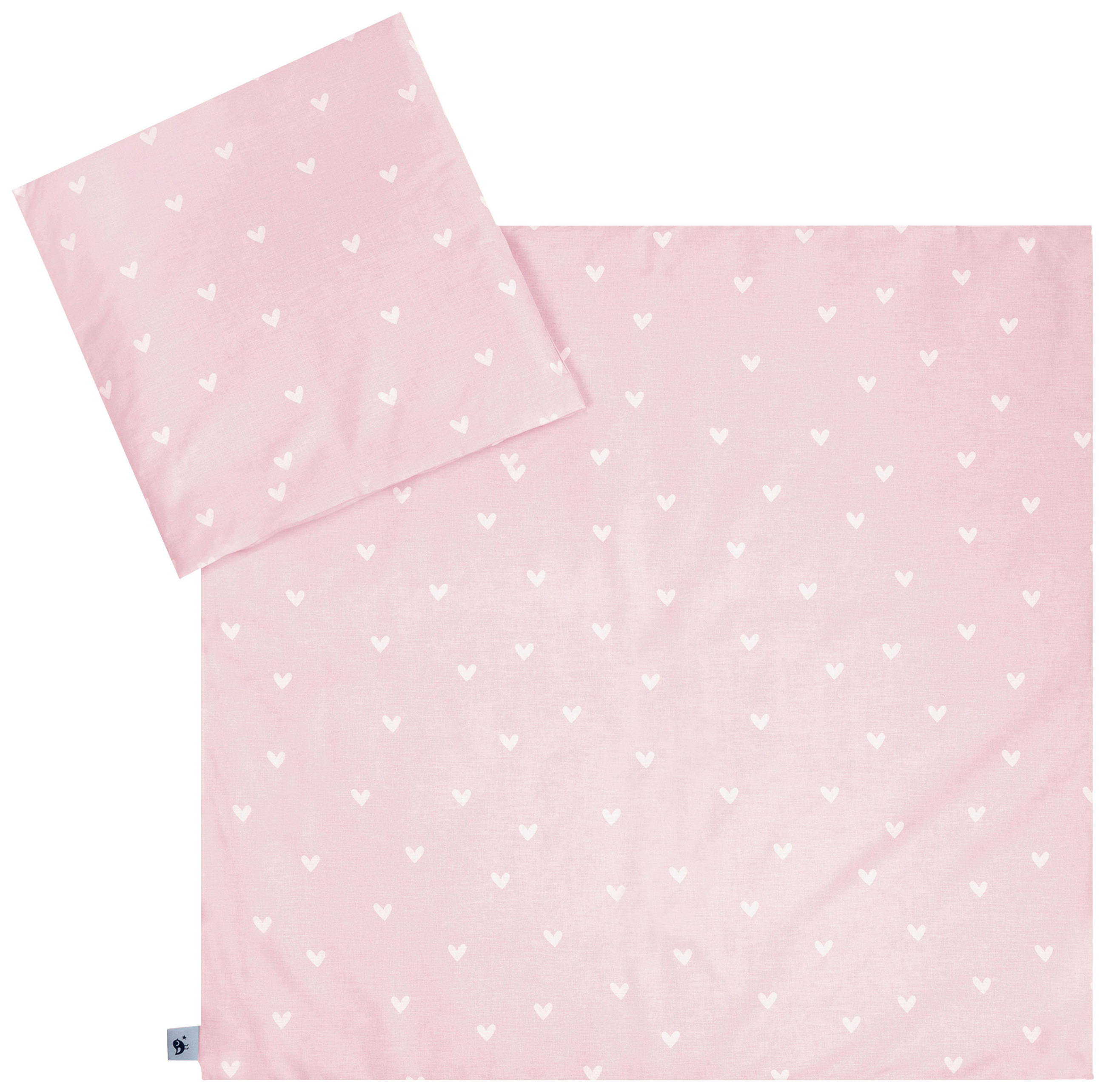 KINDERBETTWÄSCHESET 80/80 cm - Altrosa, Basics, Textil (80/80cm) - Avelia