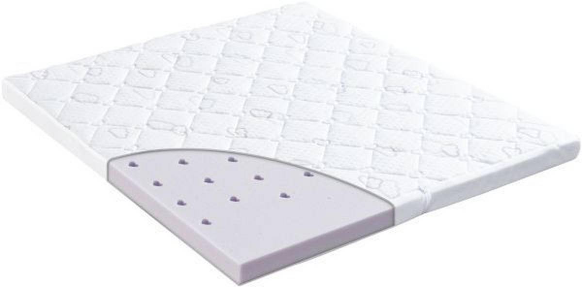 LAUFGITTERMATRATZE Play & Dream   - Weiss, Basics, Textil (67/6/97cm) - Träumeland