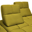 ECKSOFA in Struktur Gelb  233/313 cm  - Gelb/Schwarz, Design, Kunststoff/Textil (233/313cm) - Emilio Belluti