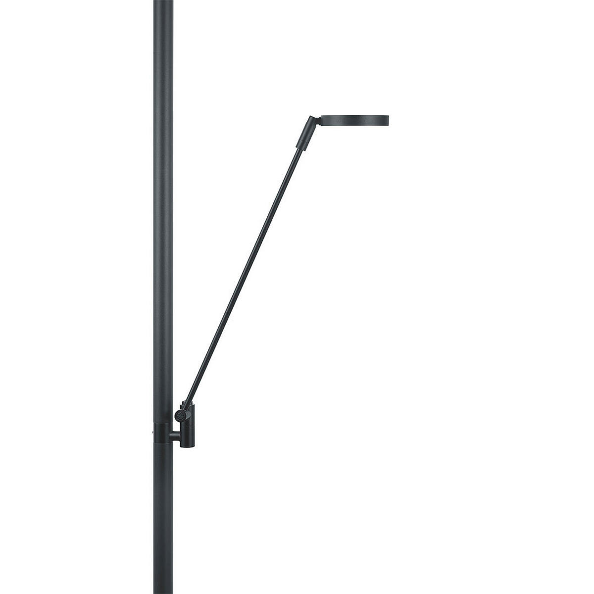 LED-STEHLEUCHTE Ben 45/180 cm  - Bronzefarben, MODERN, Metall (45/180cm) - elements by BANKAMP