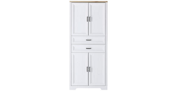 AKTENSCHRANK 86/204/38 cm  - Eiche Artisan/Pinienfarben, KONVENTIONELL, Holzwerkstoff (86/204/38cm) - Carryhome