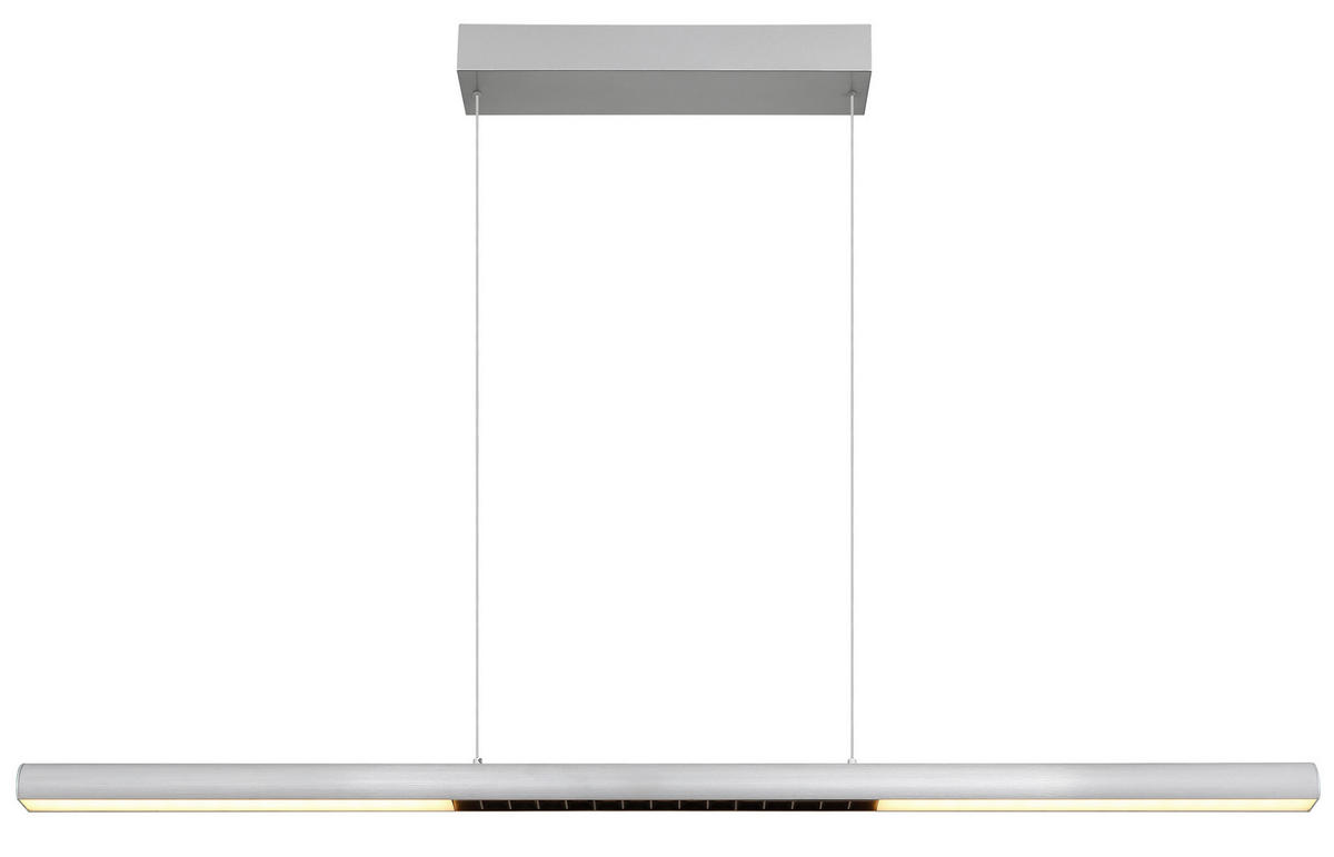 ZÁVĚSNÉ LED SVÍTIDLO, 120/8/150 cm - bílá/průhledné, Design, kov/plast (120/8/150cm) - Globo