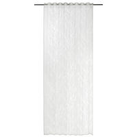 FERTIGVORHANG  halbtransparent   140/255 cm 2 Stück  - Weiß, Basics, Textil (140/255cm)