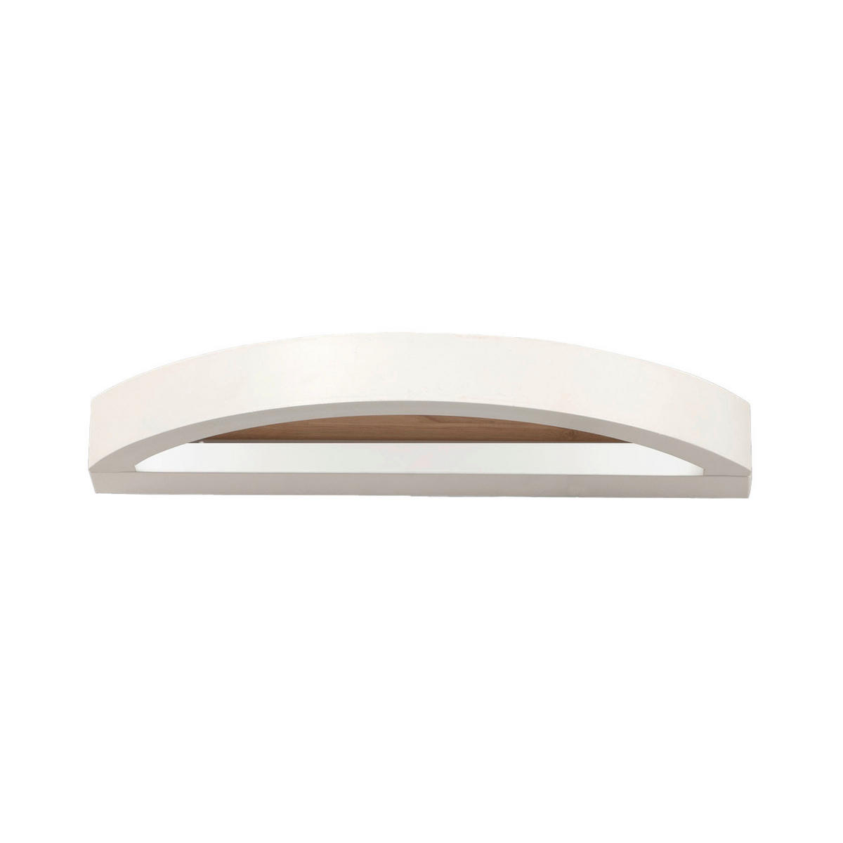 STENSKA LED-SVETILKA  Cordoba 12 W//3000 K/230 V/ - barve jesena/bela, Design, kovina/les (3/28,5/11,5cm)