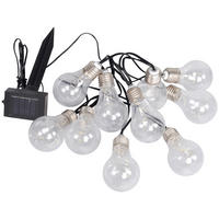 SZOLÁRLÁMPA  - ezüstszínű, Basics, műanyag (380/5.8/10cm)