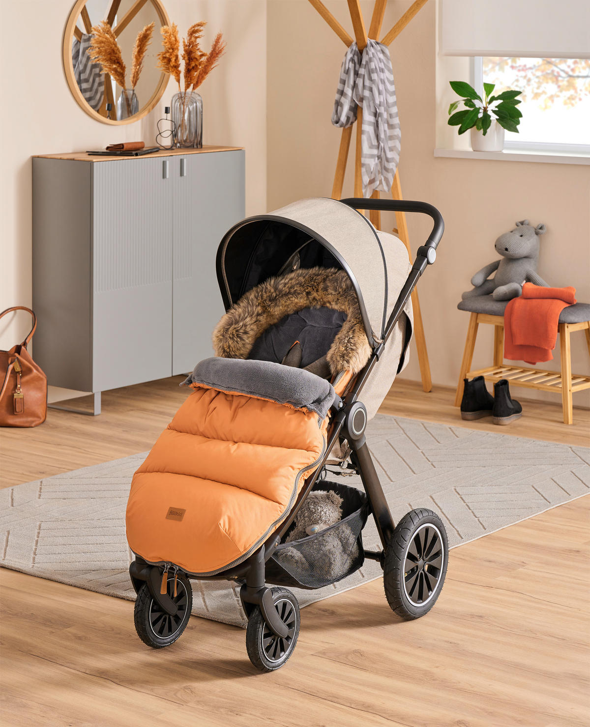 SULKY Smart  - svart/taupe, Trend, metall/textil (115/56/105cm) - Jimmylee