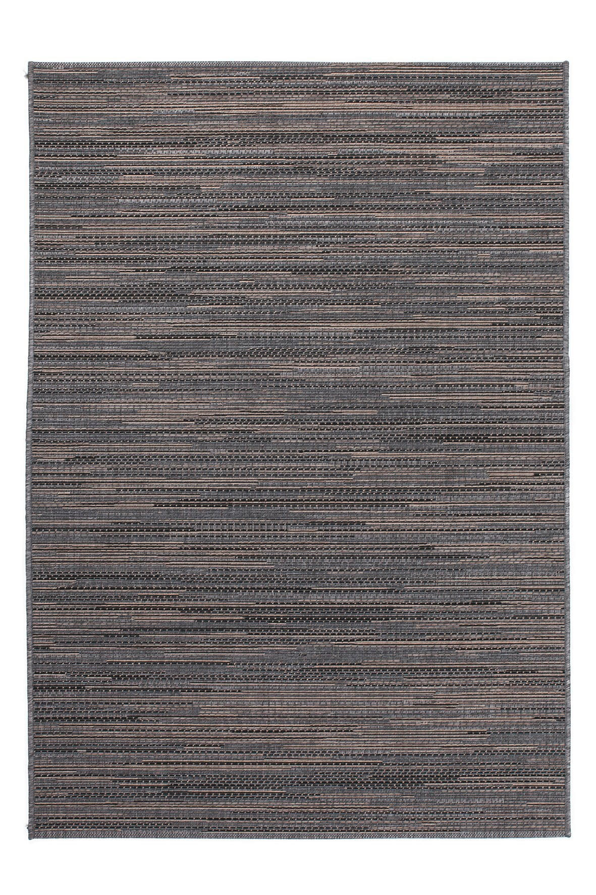 RAVNO TKANI TEPIH  siva     - siva, Osnovno, tekstil/plastika (160/230cm)