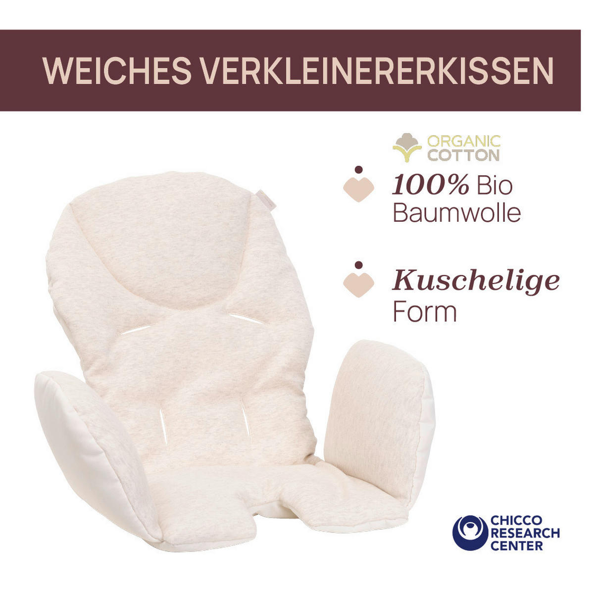 HOCHSTUHL Polly Armonia Grauweiß, Beige, Naturfarben Scandinavian  - Beige/Grauweiß, Basics, Kunststoff (57/79-104/90cm) - Chicco