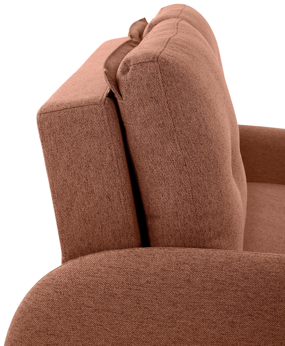 SCHLAFSOFA in Textil Rostfarben  - Rostfarben/Schwarz, Design, Kunststoff/Textil (140/94/95cm) - Livetastic