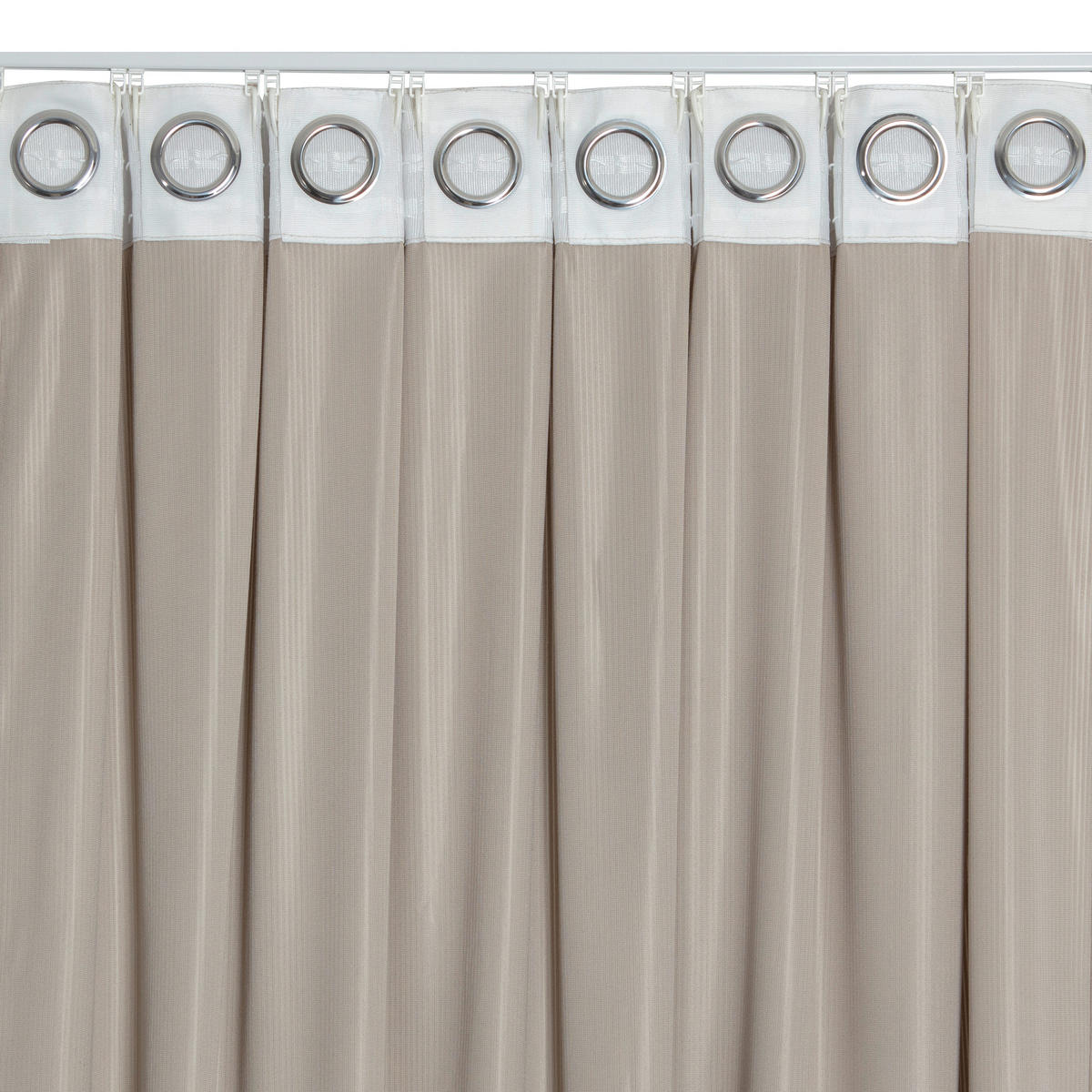 FERTIGVORHANG blickdicht  - Beige, Basics, Textil (140/240cm)