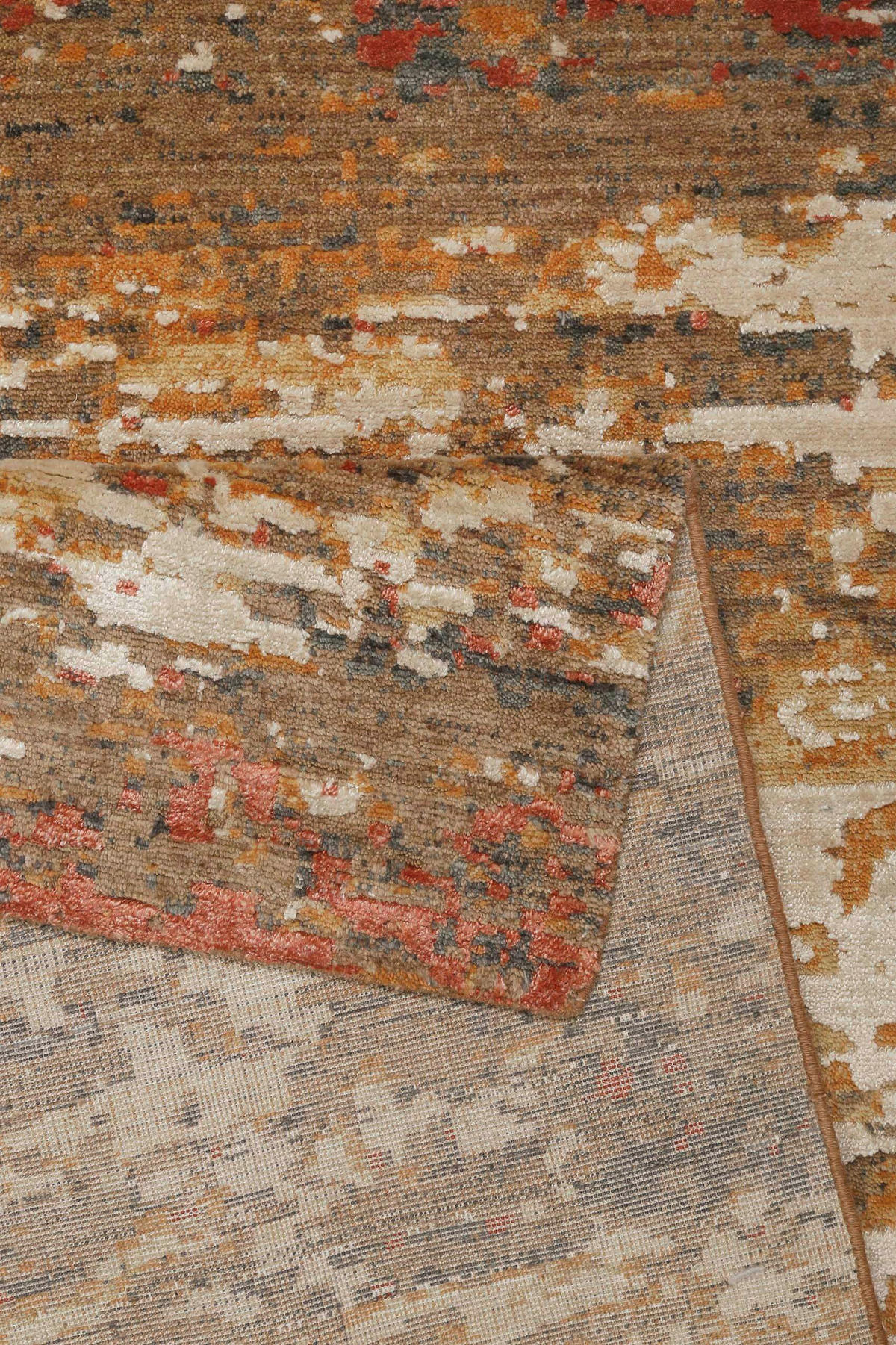 FLACHWEBETEPPICH 80/150 cm East Village Braun, Beige  - Beige/Braun, Design, Textil (80/150cm) - Esprit