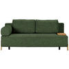 SCHLAFSOFA in Holz, Textil Olivgrün  - Naturfarben/Olivgrün, Design, Holz/Textil (211/88/102cm) - Niels Andersson