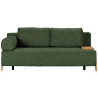 SCHLAFSOFA in Holz, Textil Olivgrün  - Naturfarben/Olivgrün, Design, Holz/Textil (211/88/102cm) - Niels Andersson