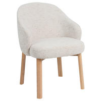 ARMLEHNSTUHL  in Samt  - Beige/Naturfarben, MODERN, Holz/Textil (58/82/60cm) - MID.YOU