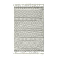 RUČNĚ TKANÝ KOBEREC, 160/230 cm, bílá, béžová - bílá/béžová, Lifestyle, textil (160/230cm) - Linea Natura