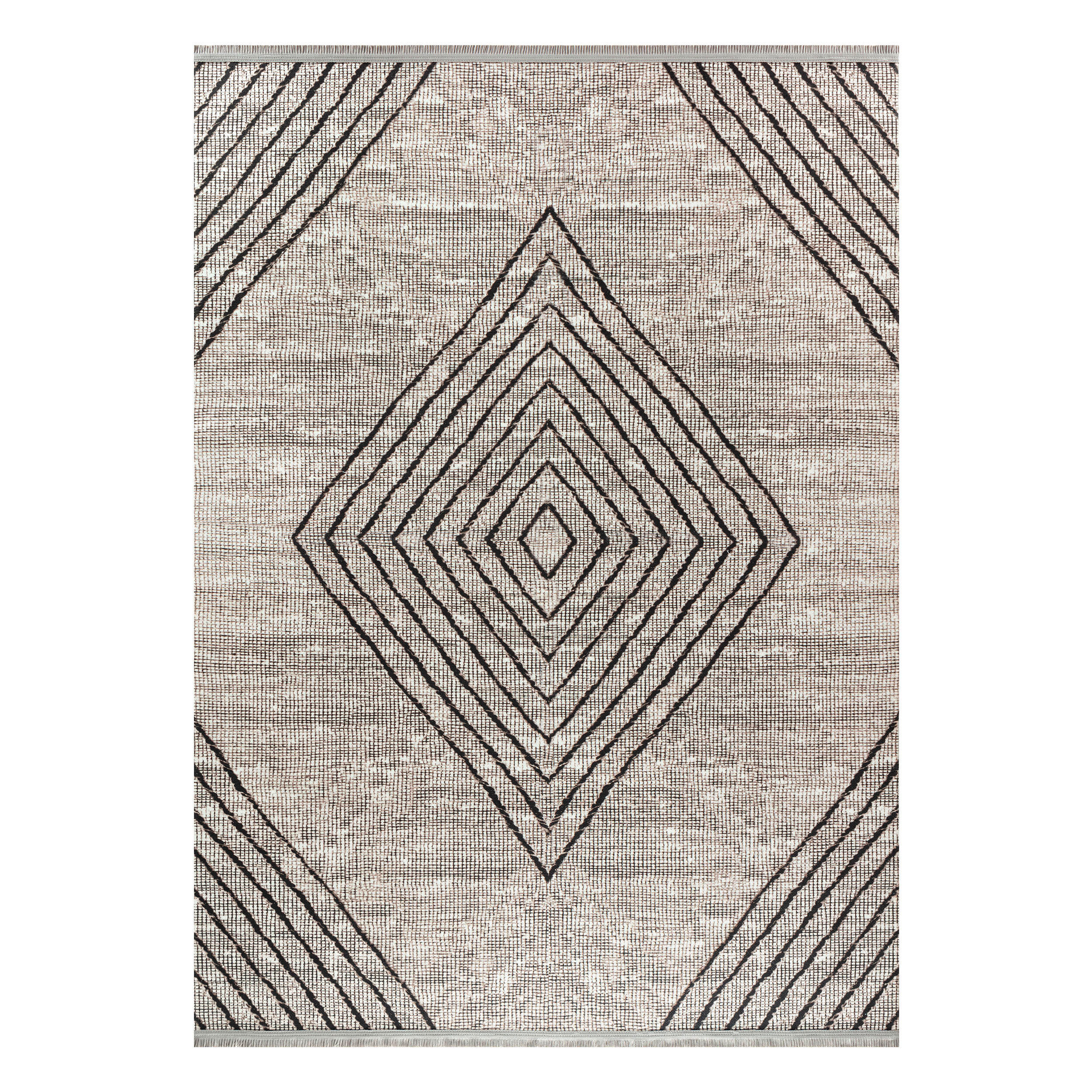 VÄVD MATTA 200/290 cm Efe  - brun, Natur, textil/naturmaterial (200/290cm)