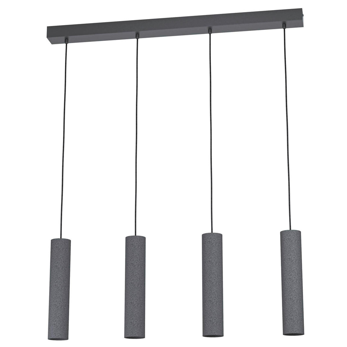 HÄNGELEUCHTE 84/6,5/150 cm   - Anthrazit/Schwarz, Basics, Stein/Metall (84/6,5/150cm) - Eglo