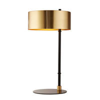 BORDSLAMPA Knox 25/49 cm   - svart/guldfärgad, Modern, metall (25/49cm)