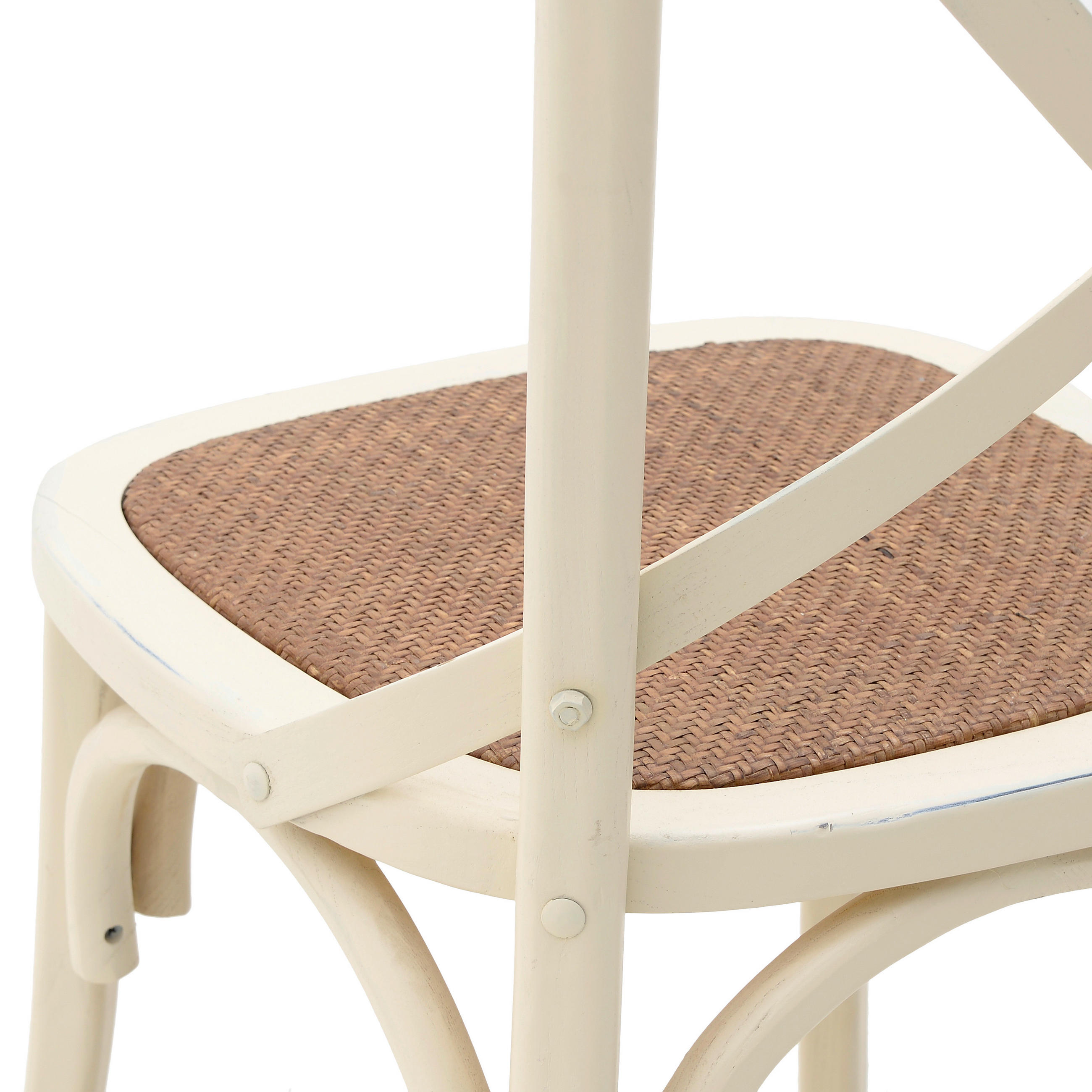 STUHL Birke massiv Beige - Beige, Trend, Holz (45/42/91cm) - Livetastic