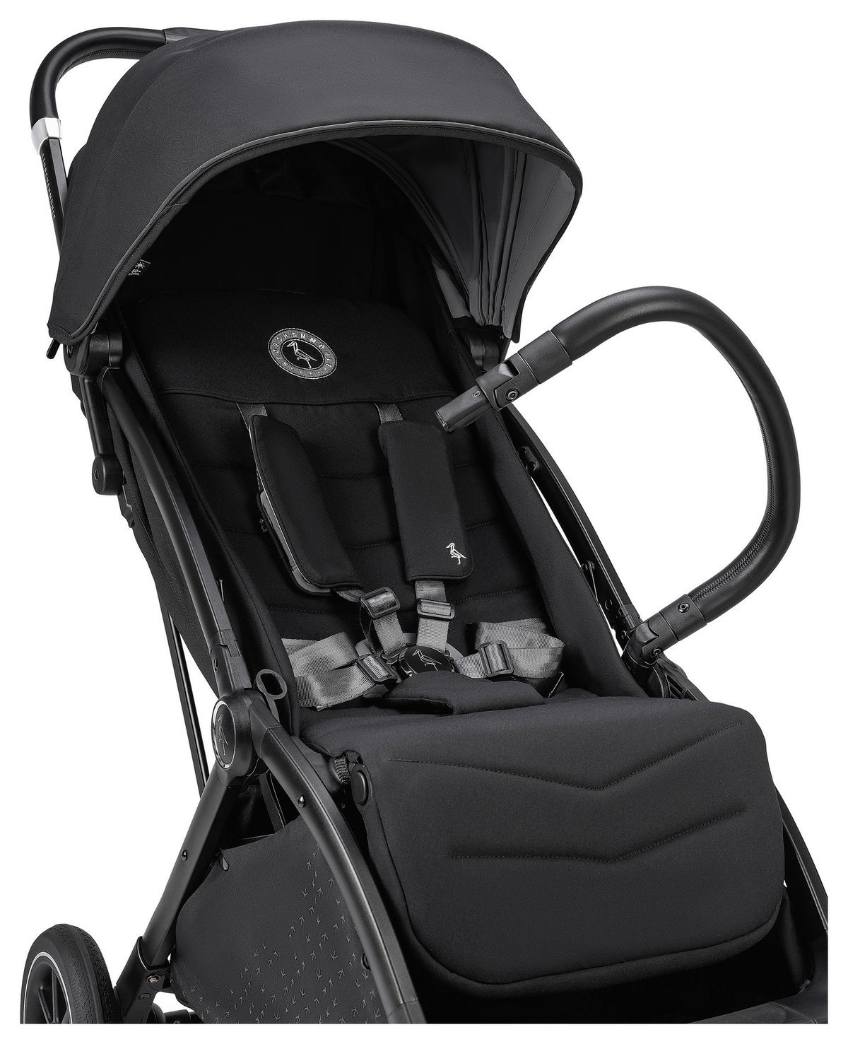 BUGGY SPORTWAGEN NIKO - ONYX  - Schwarz, MODERN, Textil/Metall (88,5/51,5/106,5cm) - Osann