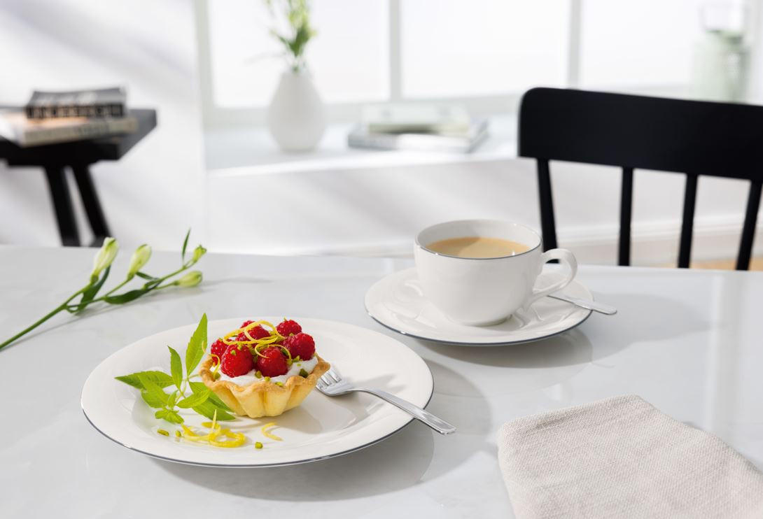 UNTERTASSE - Weiß/Grau, KONVENTIONELL, Keramik (16,5/2cm) - Villeroy & Boch