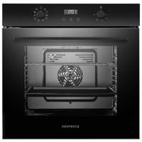 EINBAUBACKOFEN AB701-19  - Schwarz, Basics, Glas/Kunststoff (59,5/59,5/57,5cm) - Respekta