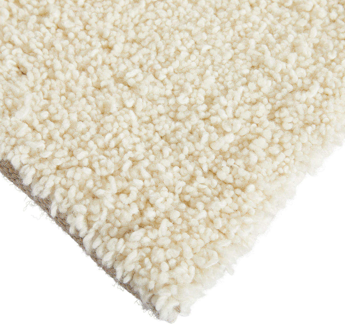 HANDWEBTEPPICH 130/190 cm Stralsund Creme  - Creme, Natur, Textil (130/190cm) - Linea Natura