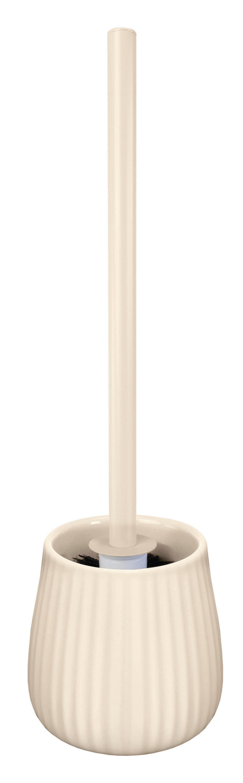 WC GARNITURA SA ČETKOM  bež  kamen  - bež, Konvencionalno, kamen/plastika (11.2/42.5/11.2cm) - Kleine Wolke