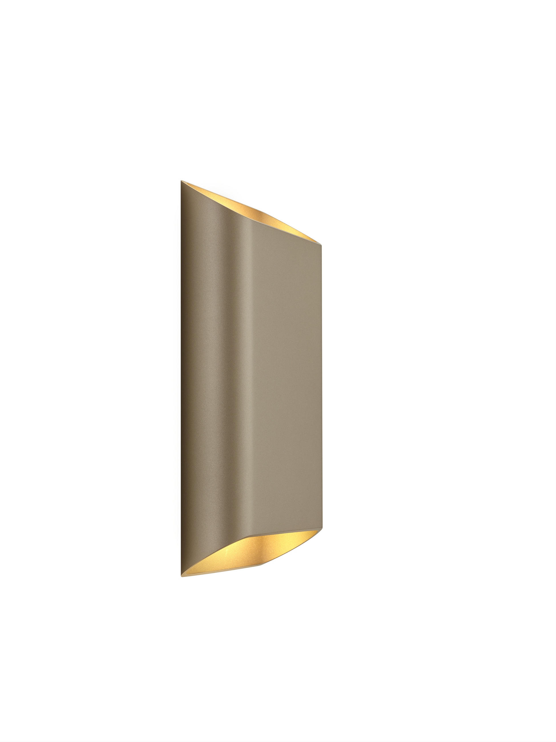 LED-WANDLEUCHTE TOCO 20/14.5/4.0 cm   - Cappuccino, MODERN, Metall (20/14.5/4.0cm) - Helestra