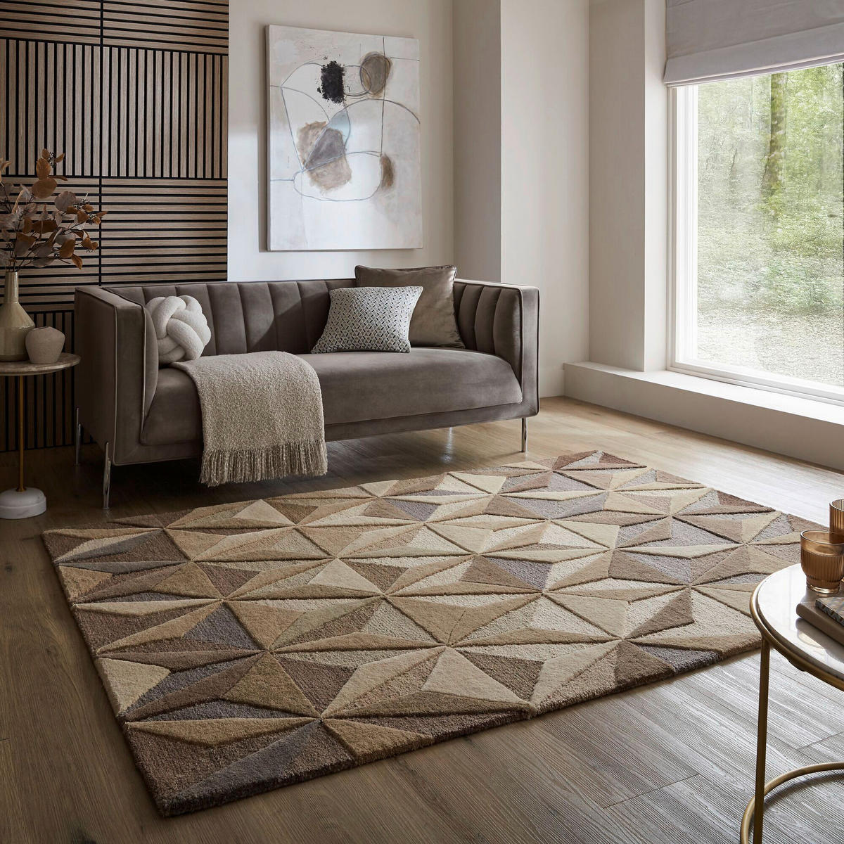 WOLLTEPPICH 120/170 cm REVERIE Naturfarben  - Naturfarben, KONVENTIONELL, Textil (120/170cm)