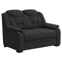 2-SITZER-SOFA in Chenille Schwarz  - Schwarz, Basics, Kunststoff/Textil (138/99/99cm) - MID.YOU