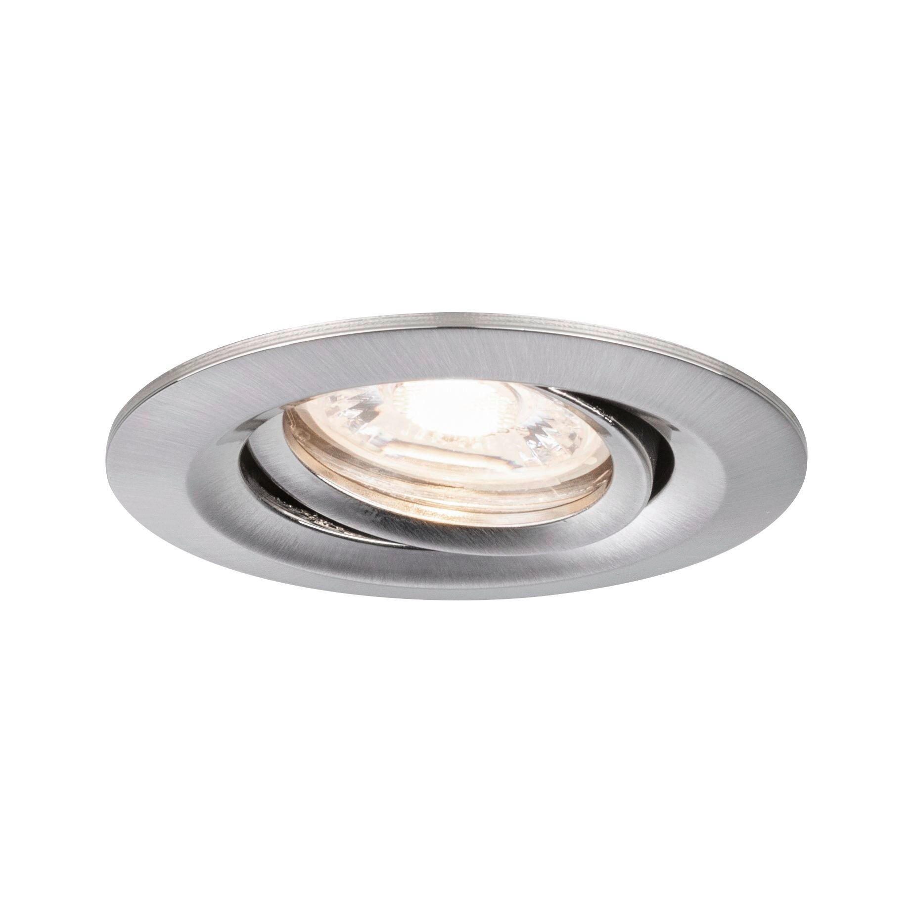 Paulmann Einbauspot Edelstahl 6.6x3.5x6.6 cm