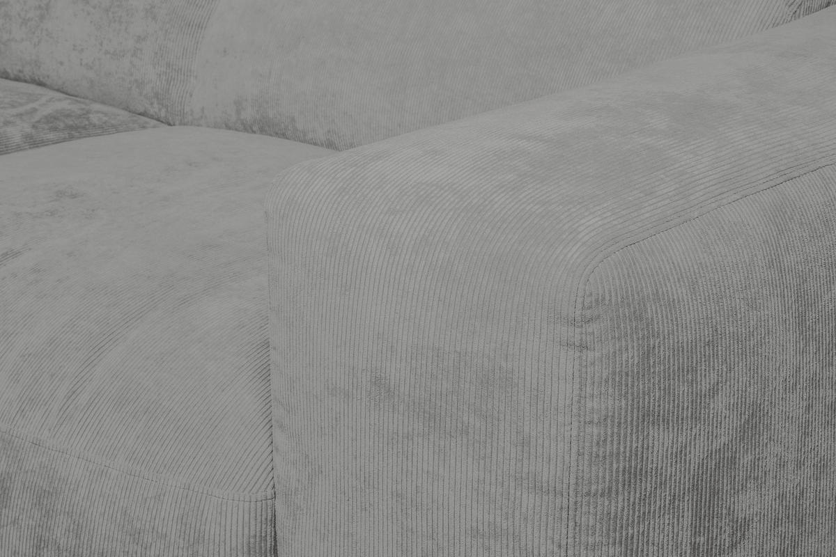 HÖRNSOFFA i manchester ljusgrå  - ljusgrå/svart, Design, textil/plast (170/343cm) - MID.YOU