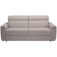 SCHLAFSOFA Cord Hellgrau  - Hellgrau/Schwarz, Design, Kunststoff/Textil (200/84/98cm) - Novel