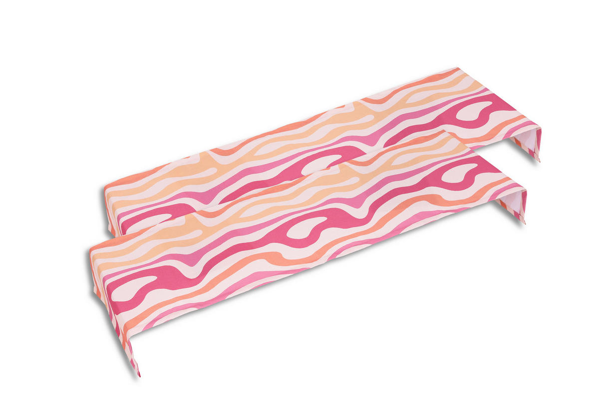 TISCHLÄUFER 40/140 cm  - Pink/Rot, Basics, Textil (40/140cm)