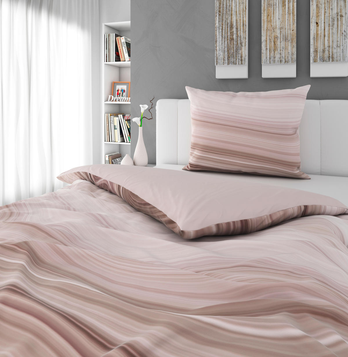 JASTUČNICA 60/80 cm  - boja sleza, Osnovno, tekstil (60/80cm) - Esposa