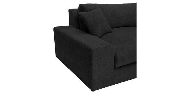 BIGSOFA Struktur, Bouclé Anthrazit  - Greige/Anthrazit, MODERN, Kunststoff/Textil (240/76/125cm) - Landscape