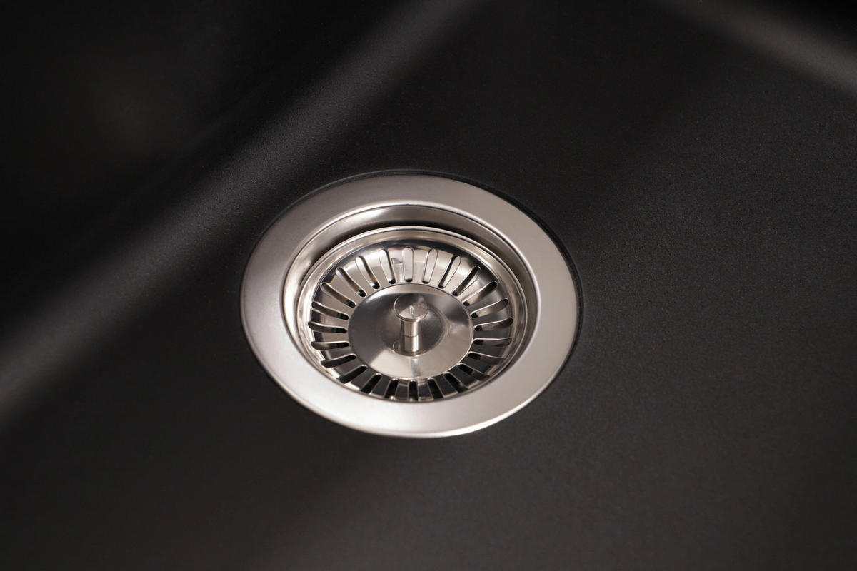 SPÜLE AUSTIN100X501,5BS  - Schwarz, Design, Stein (100/20/50cm) - Respekta