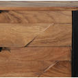 SIDEBOARD 175/86/40 cm  - Schwarz/Akaziefarben, Trend, Holz/Metall (175/86/40cm) - Ambia Home