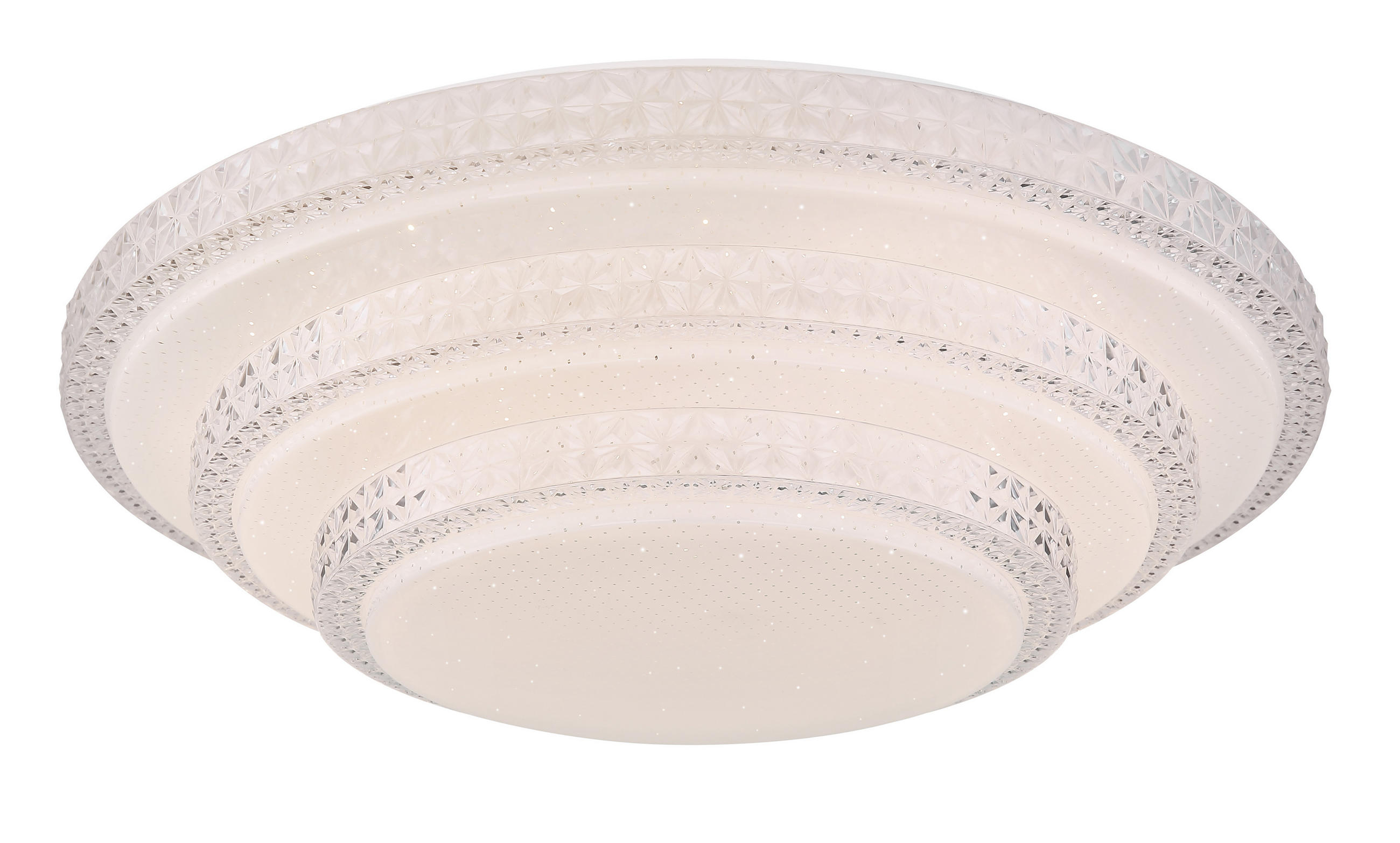 LED-DECKENLEUCHTE  Smart 49,5/12,7 cm   - Weiß, LIFESTYLE, Kunststoff/Metall (49,5/12,7cm) - Globo