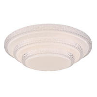 LED-DECKENLEUCHTE  Smart 49,5/12,7 cm   - Weiß, LIFESTYLE, Kunststoff/Metall (49,5/12,7cm) - Globo