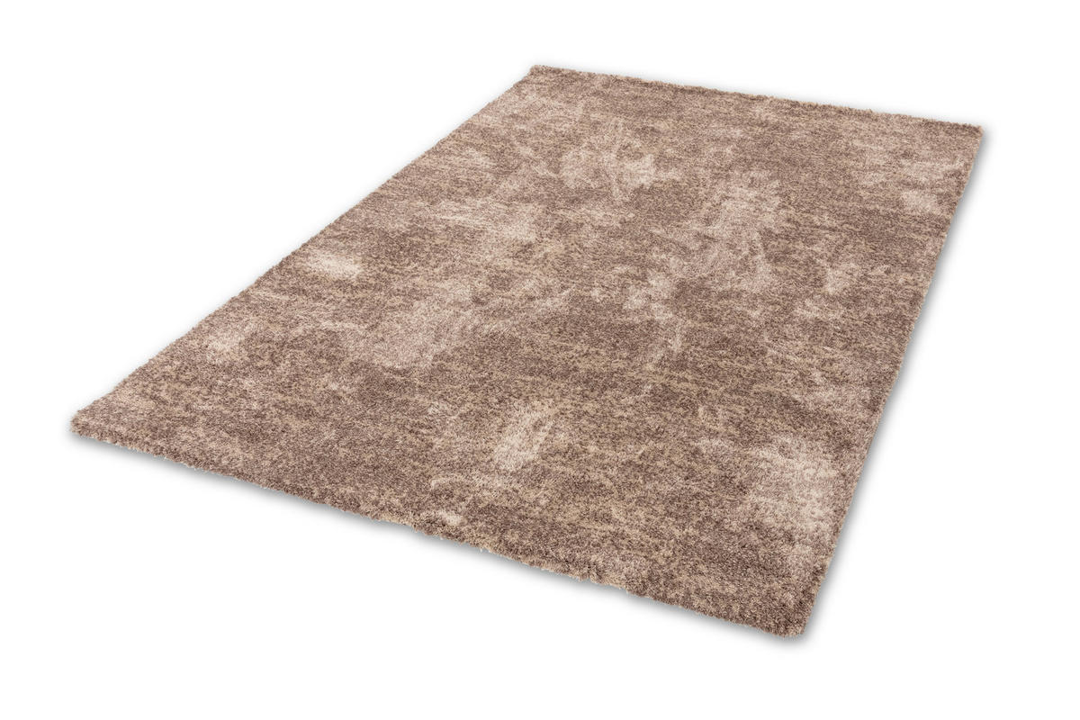 HOCHFLORTEPPICH 133/190 cm Salerno Taupe  - Taupe, KONVENTIONELL, Textil (133/190cm) - Novel