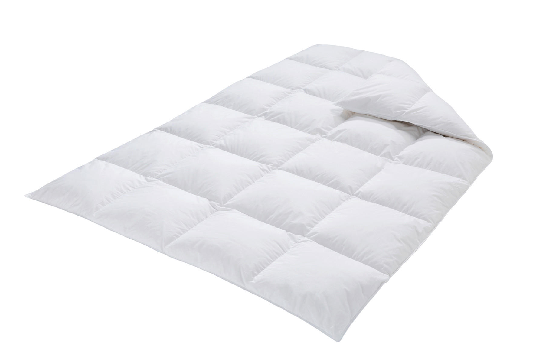 DAUNENDECKE  155/220 cm 10 % Federn 90 % Daunen  - Weiß, Basics, Textil (155/220cm)