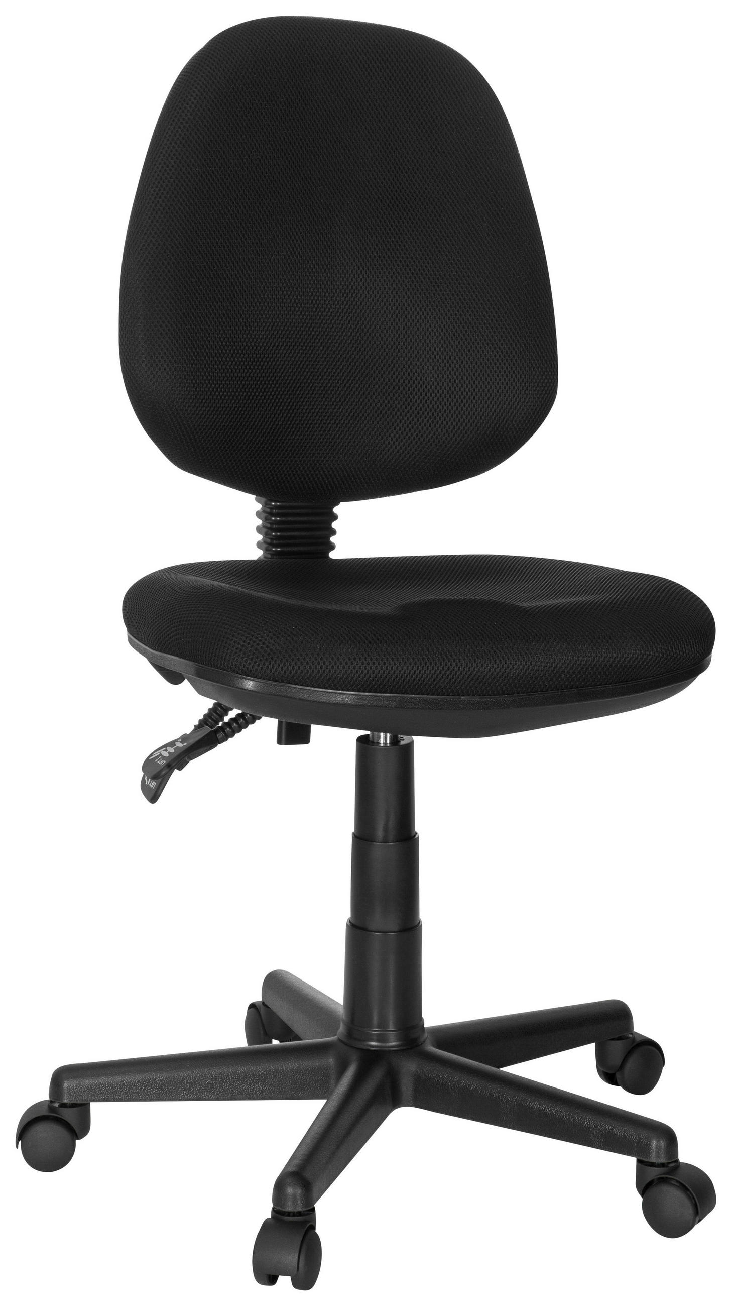 OTOČNÁ ŽIDLE, síťovina, černá - černá, Moderní, textil/plast (57/86/58cm) - MID.YOU