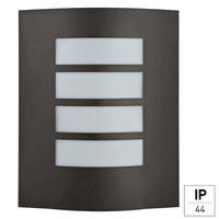 AUßENWANDLEUCHTE Tauri 23,3/10,5/29 cm   - Schwarz, KONVENTIONELL, Metall (23,3/10,5/29cm)