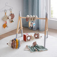 BABYSCHALENMOBILE  - Hellbraun/Beige, Trend, Kunststoff/Textil (27/25/8cm) - Patinio