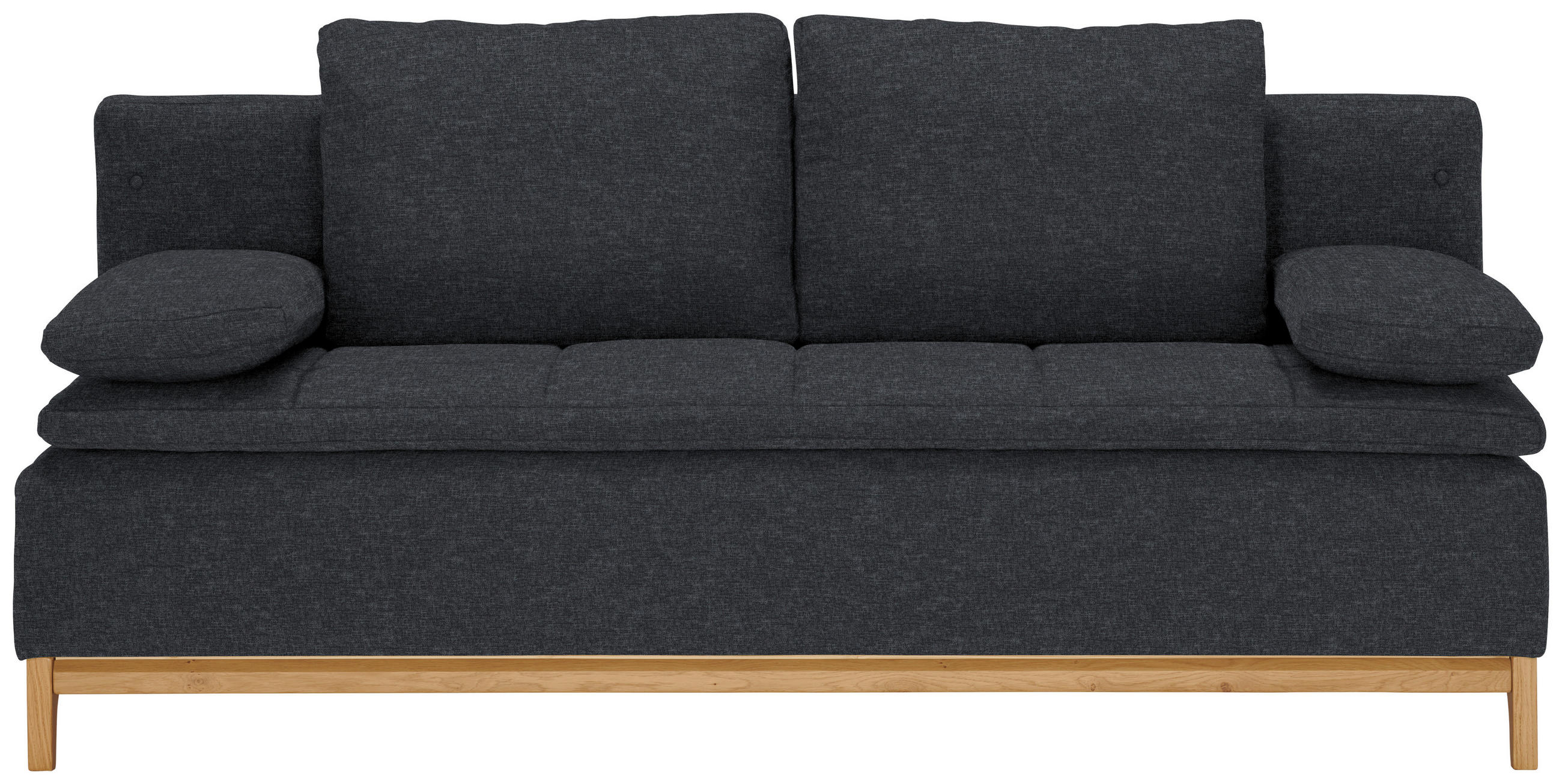 SCHLAFSOFA in Dunkelgrau  - Dunkelgrau, MODERN, Holz/Textil (200/96/88cm) - Joka