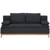 SCHLAFSOFA in Textil Dunkelgrau  - Dunkelgrau, Modern, Holz/Textil (200/96/88cm) - Joka