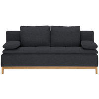 SCHLAFSOFA in Textil Dunkelgrau  - Dunkelgrau, Modern, Holz/Textil (200/96/88cm) - Joka